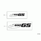 F650GS(K72) 09+ (K72) Наклейки