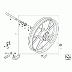 F650GS(K72) 09+ (K72) Диск колеса передний