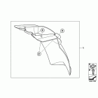 F650GS(K72) 09+ (K72) Комплект удлинителя брызговика