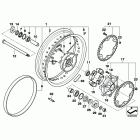 F800GS (K72) Заднее колесо
