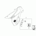 F800GS (K72) Set of wind deflectors