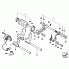 F800R (K73) 6-ступенчатая трансмиссия / компоненты переключения пере...