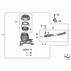 F800R (K73) Handbremsarmatur lenkerklemmung m6