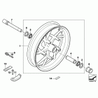 F800R (K73) Диск колеса передний