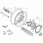 F800R (K73) Диск колеса задний