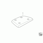 K1200LT 05-09 (89V3) Cover, grip unit, chrome