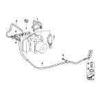 K1200R Sport (K43) Brake line, rear, i-abs generation 2