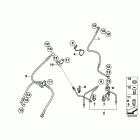K1300GT (K44) Brake line, integral abs, front