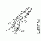 R1200RT 05-09 (K26) Рама задняя часть