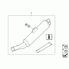 R1200RT 05-09 (K26) Спортивный глушитель