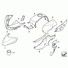 R1200ST (K28) Painted parts 994 graphit / piemont-red