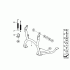 R1200GS 05-07 (K25) Центральная подножка