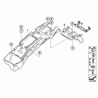 R1200GS 05-07 (K25) Крыло заднее
