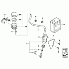 R1200GS ADV 08-09 (K255) Задний тормозной цилиндр