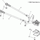 SPORTSMAN 6X6 - A05CL50AA Gearcase selector mounting