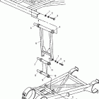 SPORTSMAN 6X6 - A05CL50AA Rear strut stabilizer