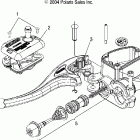 SPORTSMAN 500 HO/INT'L - A05MH50AB Трост дроселя