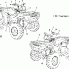 SPORTSMAN 500 HO/INT'L - A05MH50AB Наклейки