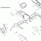 SPORTSMAN 600 - A05MH59AK Переднее крыло