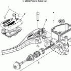 SPORTSMAN 700 - A05MH68AK/AN/AD Трост дроселя