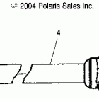 SPORTSMAN 700 - A05MH68AK/AN/AD Передник кардан