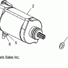 SPORTSMAN 700 - A05MH68AK/AN/AD Стартер