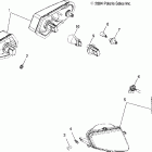 SPORTSMAN 700 - A05MH68AK/AN/AD Taillamps / worklamps / headlights