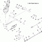 SPORTSMAN 800 EFI - A05MH76AC/AU/AW A-arm and strut mounting