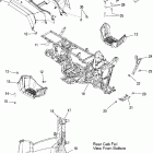 SPORTSMAN 800 EFI - A05MH76AC/AU/AW Cab, rear and seat