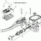 SPORTSMAN 800 EFI - A05MH76AC/AU/AW Трост дроселя