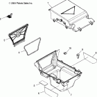 SPORTSMAN 800 EFI - A05MH76AC/AU/AW Storage box, rear