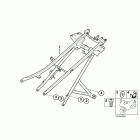 F650CS 05 (K14) Рама задняя часть