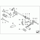 F650CS 05 (K14) 5-ступенчатая КПП - части