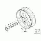F650CS 05 (K14) Заднее колесо
