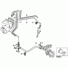 F650GS Dakar/M 05-07 (R13) Тормозные трубки задние (ABS)