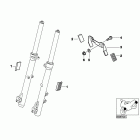 F650GS Dakar/M 05-07 (R13) Кронштейн номерного знака США /  отражатель