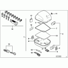 F650GS Dakar/M 05-07 (R13) Верхний кофр 31л.