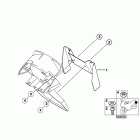 F650GS/M 05-07 (R13) Крепление номерного знака