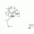 F650GS/M 05-07 (R13) Впускной глушитель,детали крепления