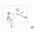 F650GS/M 05-07 (R13) Замок зажигания и монтажные детали