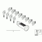 F650GS/M 05-07 (R13) Личинка замка для ремонта