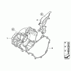 F800R (K73) Крышки двигателя правая