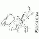 F800S (K71) Крышки двигателя левая