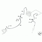 F800ST (K71) Тормозные трубки задние (ABS)