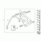 HP2 Enduro (K25H) Mounting parts bmw navigator ii /  ii plus