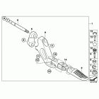 HP2 Enduro (K25H) Pillion-passenger footrests