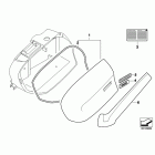 K1200GT 06-08 (K44) Case lid at lowe part of case