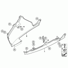 K1200GT 06-08 (K44) Спойлер двигателя