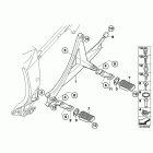 K1200GT 06-08 (K44) Подножки