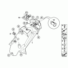 K1200GT 06-08 (K44) Wheel cover, rear, mounting parts